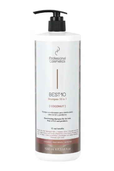 Profesional Cosmetics Best10 Coconut Shampoo 1000ml Profesional Cosmetics Best10 Coconut Shampoo 1000ml